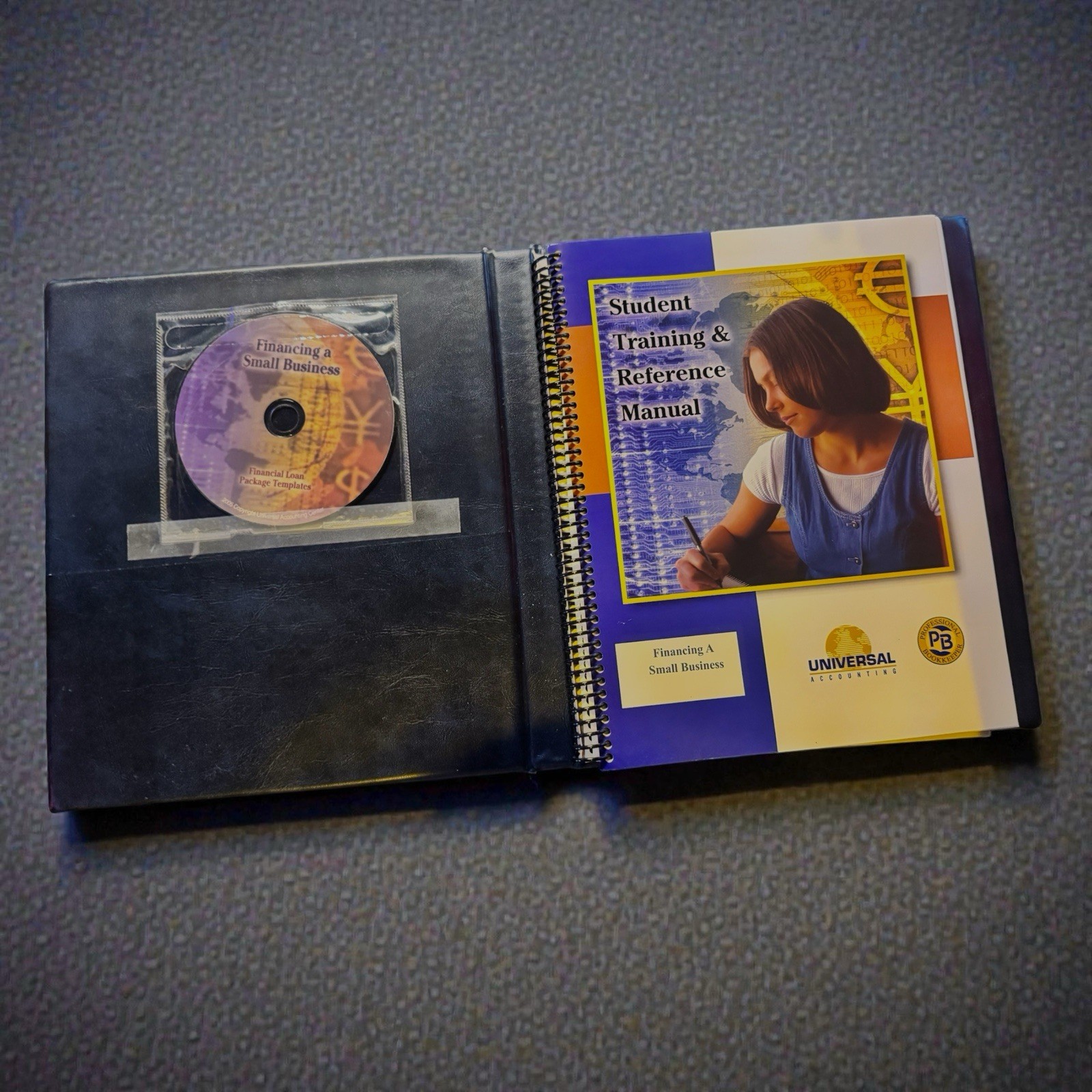 Universal Accounting Financing a Small Business Training Binder w/CD