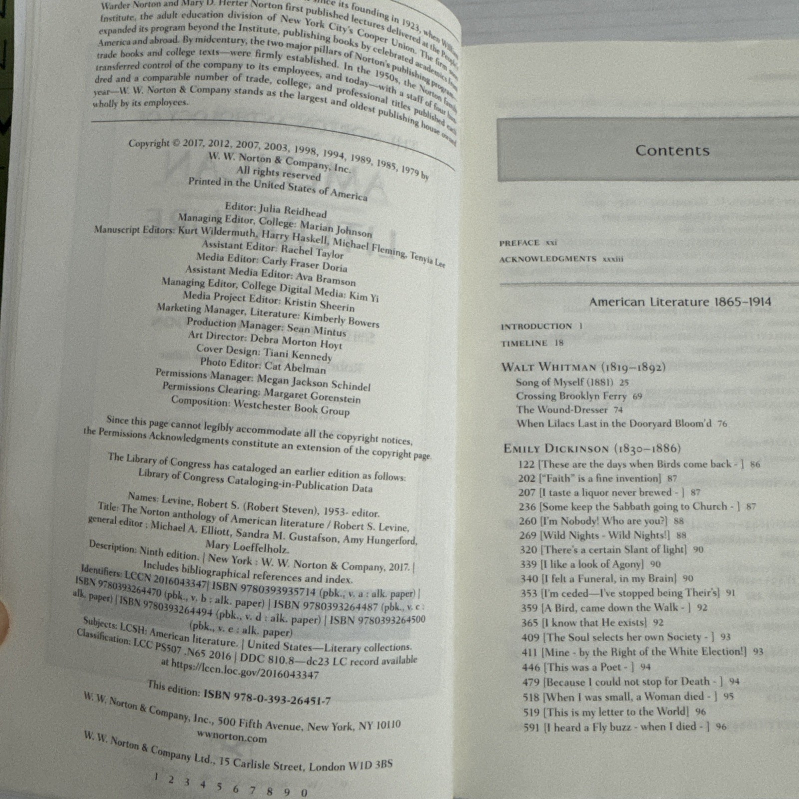 The Norton Anthology of American Literature Shorter 9th Edition, 2 Vol Set