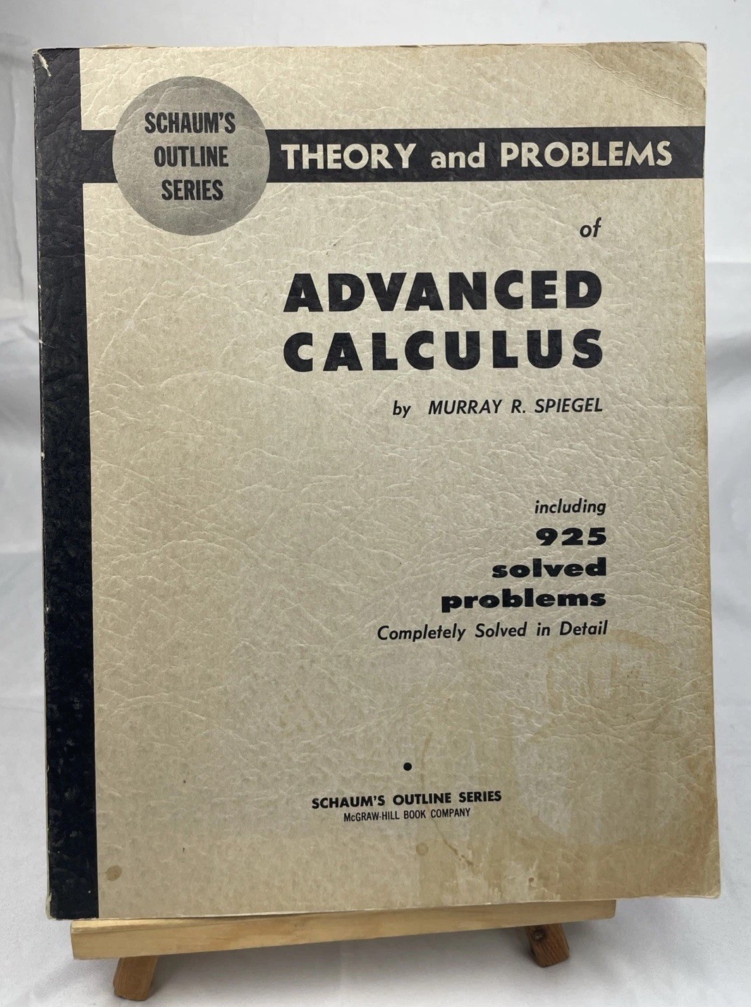 Vintage 1963 Schaum’s Theory & Problems of Advanced Calculus Murray R. Spiegel