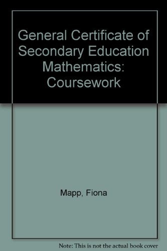 General Certificate of Secondary Education Mathematics: Coursework, Very Good Bo