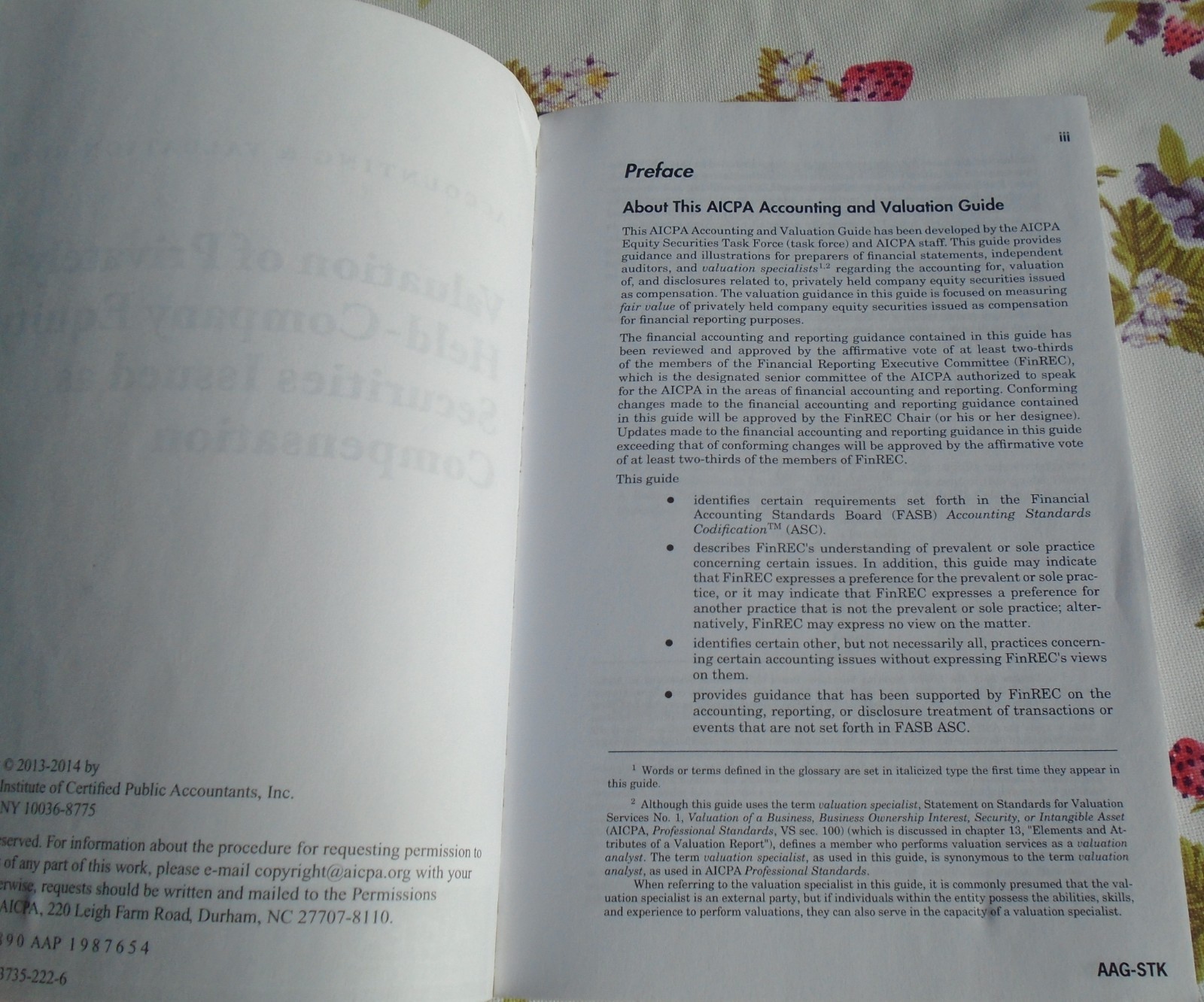 Accounting and Valuation Guide: Valuation of Privately-Held-Company Equity Secur