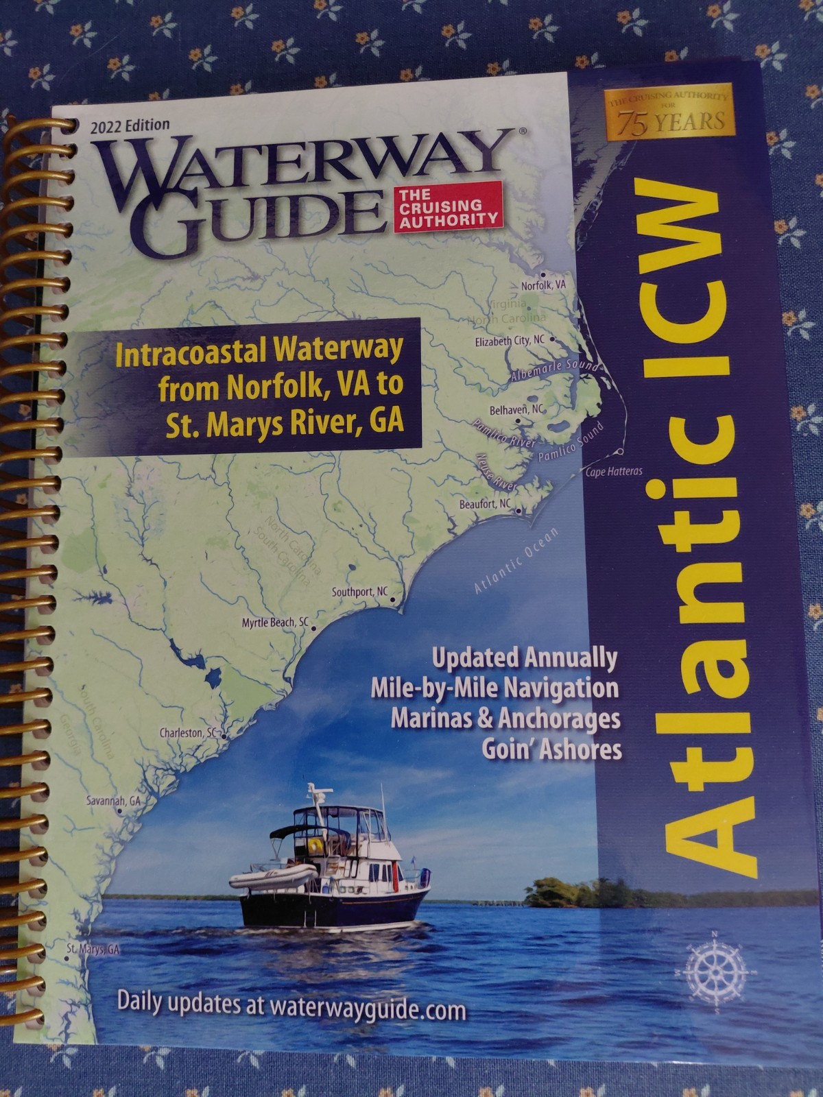 Waterway Guide Atlantic ICW 2022 Spiral Bound Vol. 75, No. 1 WGICW22
