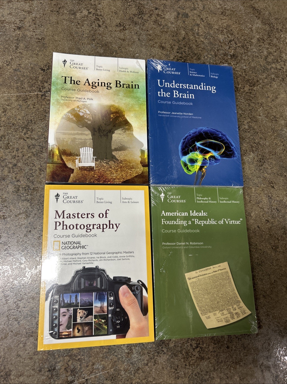 The Great Courses LOT of 32 Complete Sets of Books/DVDs/CDs (Most are Brand New)