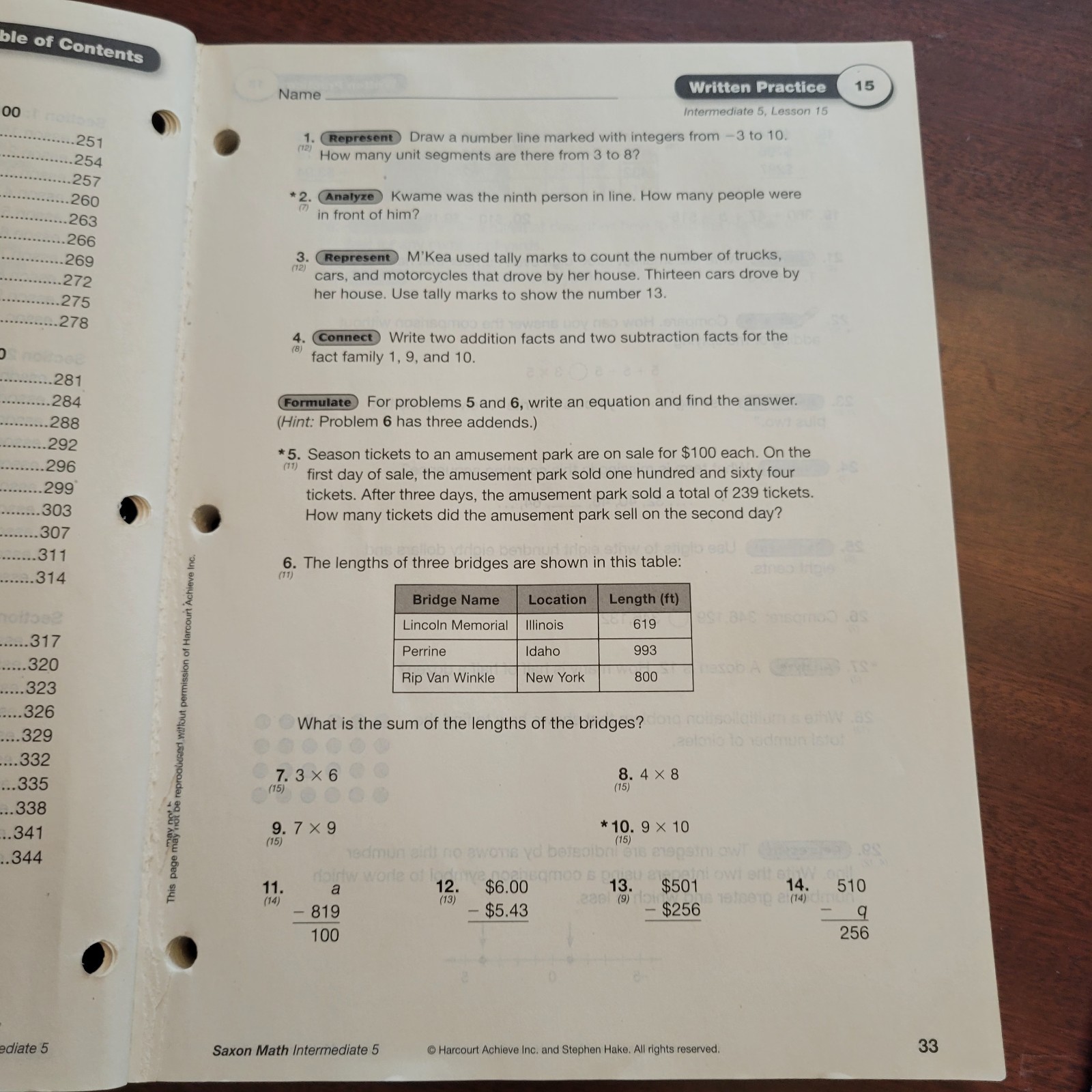 Saxon Math Intermediate 5 Teacher & Student Books
