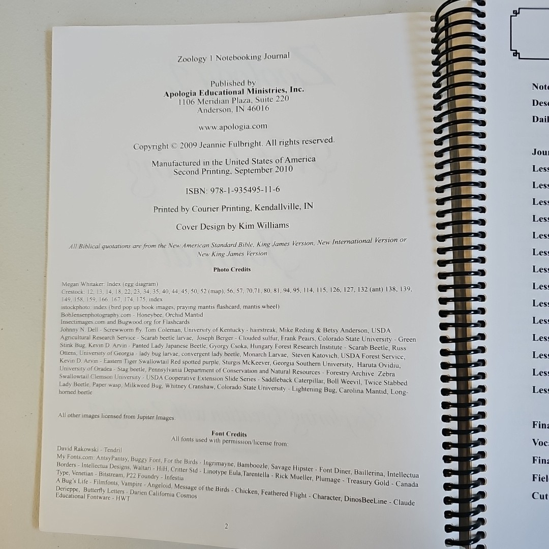 Exploring Creation with Zoology 1 Notebooking Journal by Jeannie Fulbright…