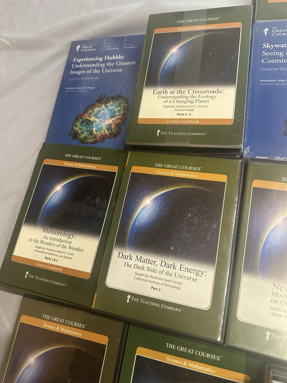 Great Courses Teaching Company DVD Lot 10 Science Astronomy Space Universe