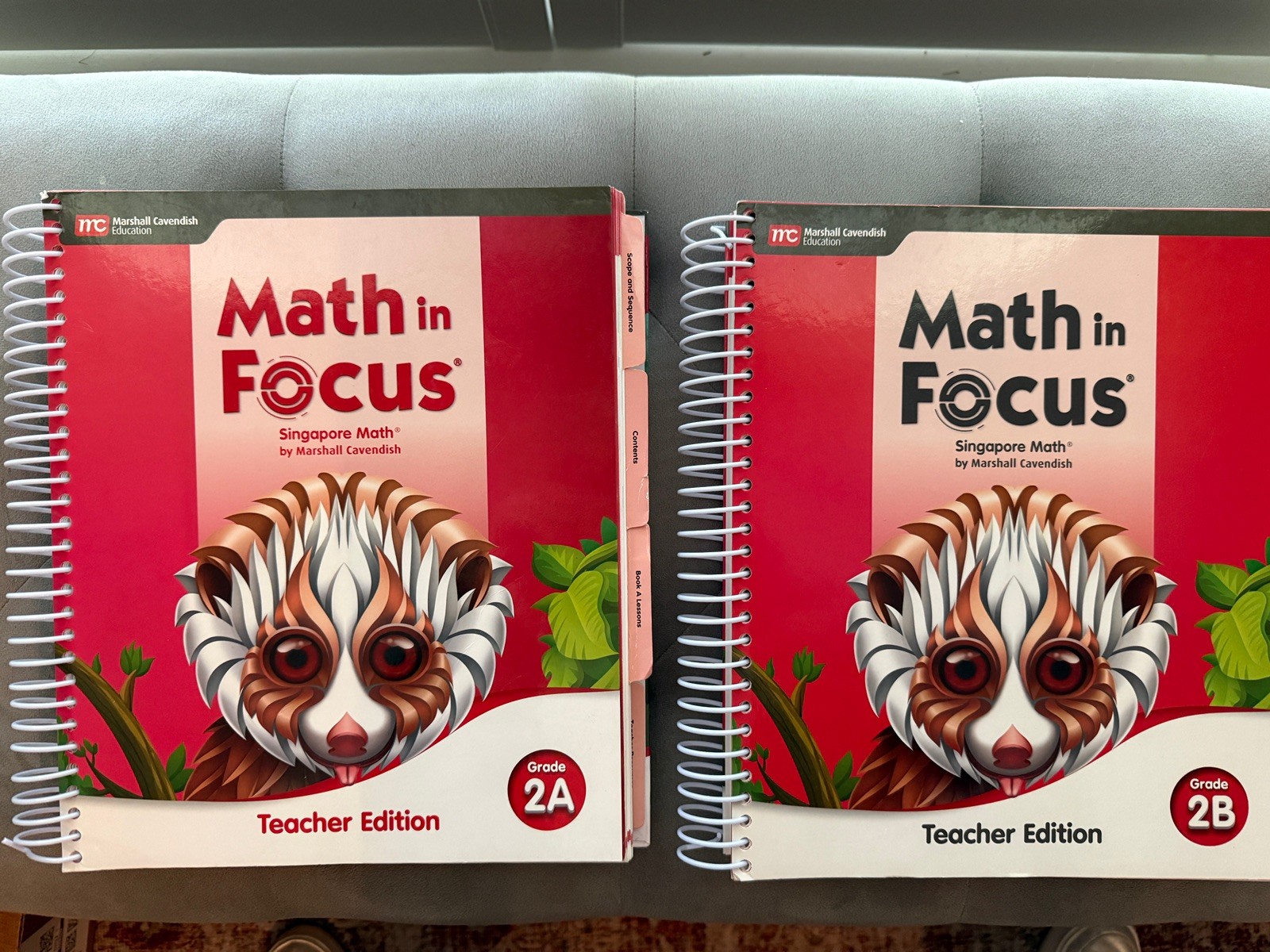 Math in Focus Singapore Math Teacher Edition Grade 2 (2A and 2B) Manuals EUC