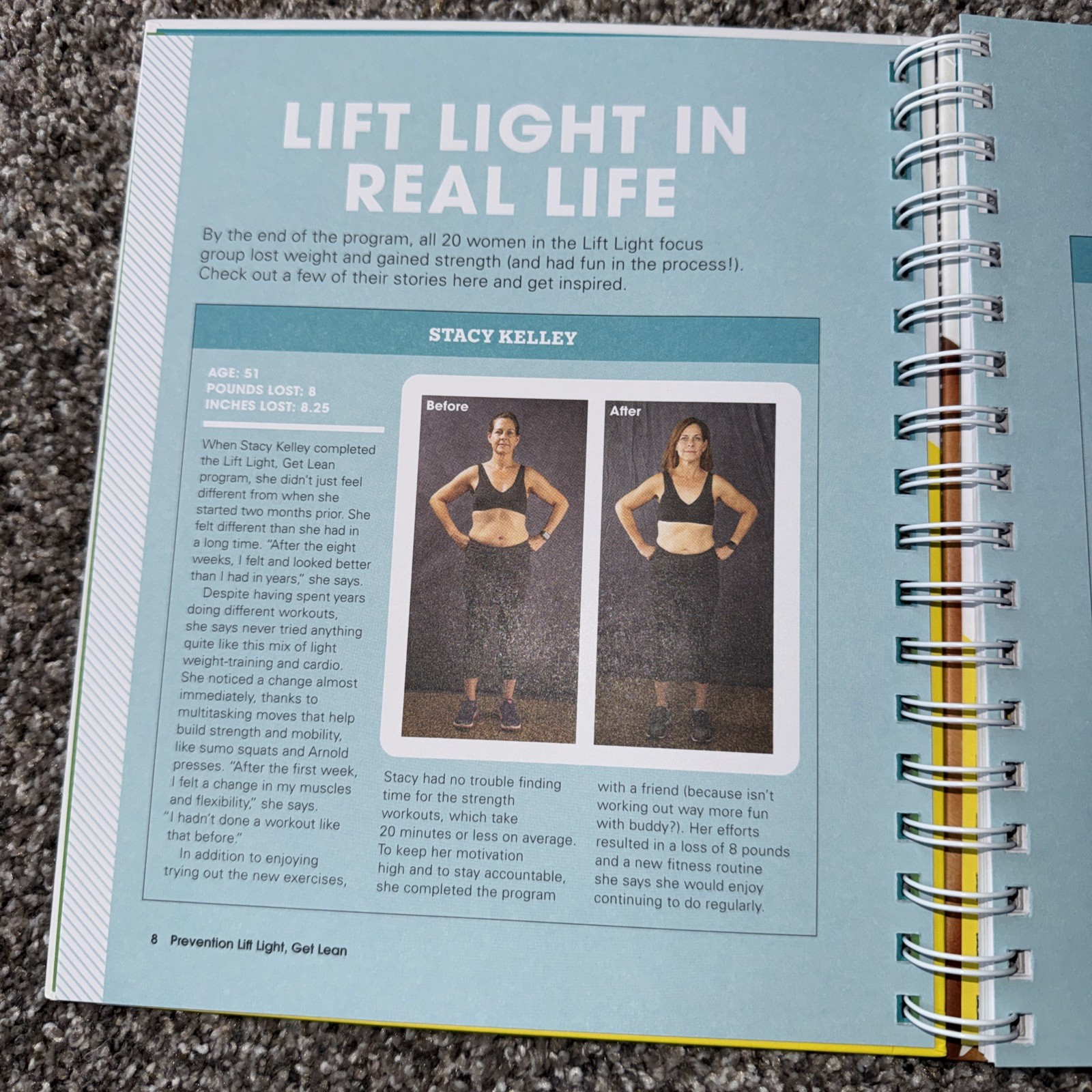 Lift Light, Get Lean by Prevention (2023, SBHC, LN)