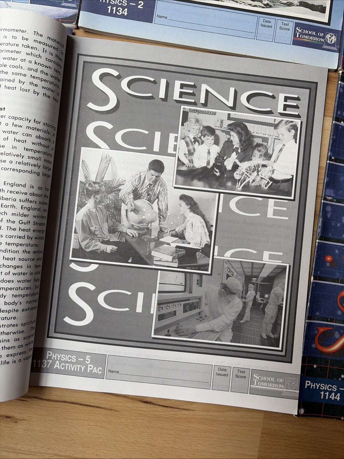 ACE School of Tomorrow Physics PACES 1-5, 12 Lot 6 Homeschool Science Unused