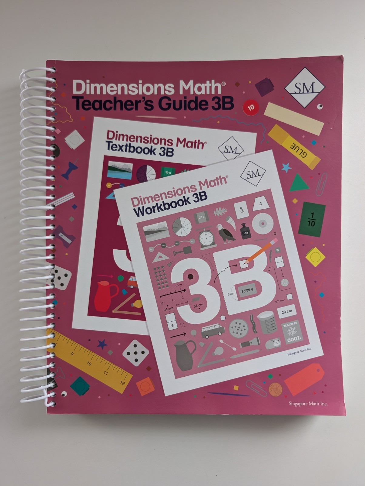 Dimensions Math 3B: Teacher’s Guide, Textbook, Workbook and Tests