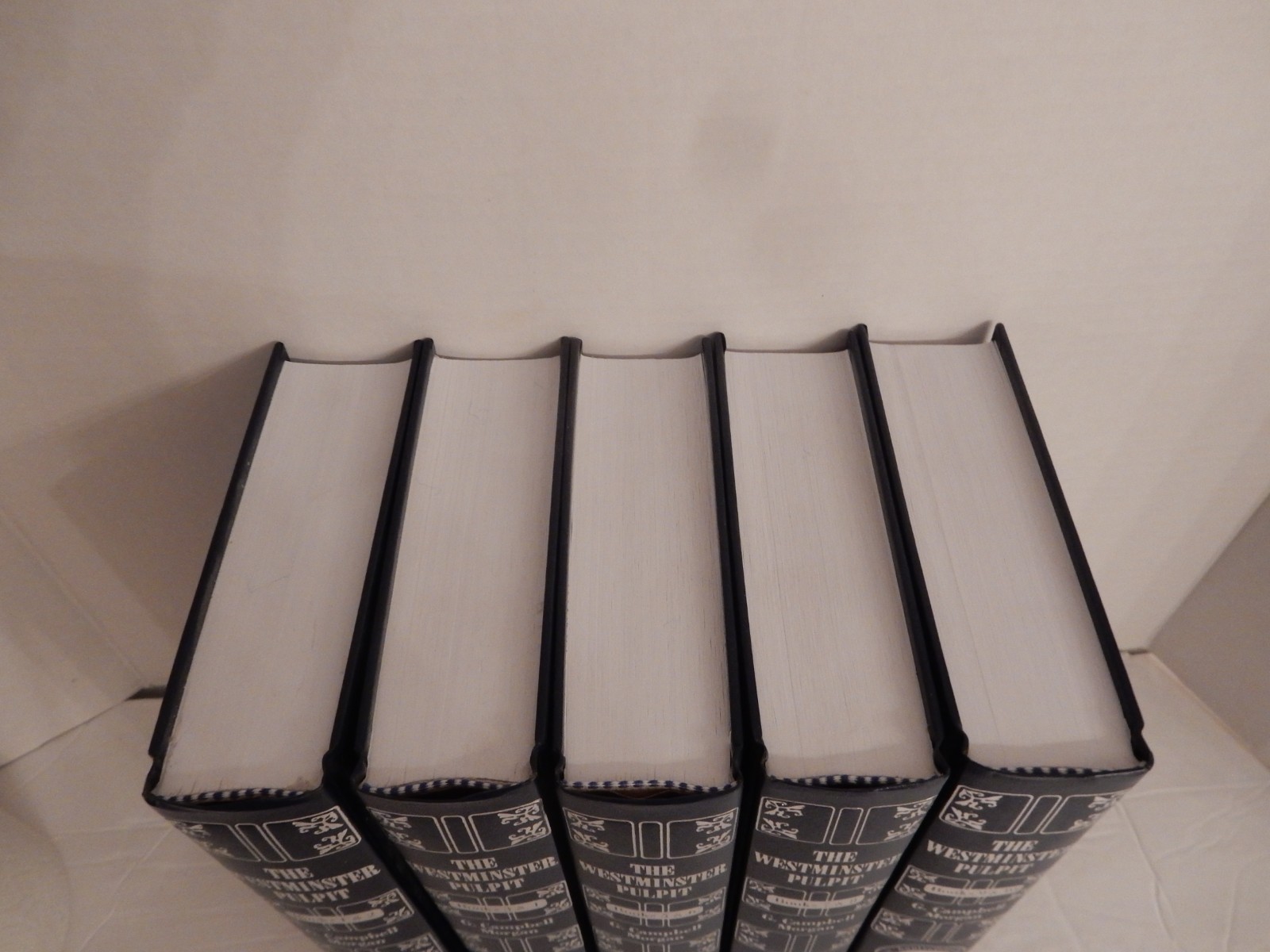 THE WESTMINSTER PULPIT- The Preaching of C. Campbell Morgan; 10 Bks in 5 Vols