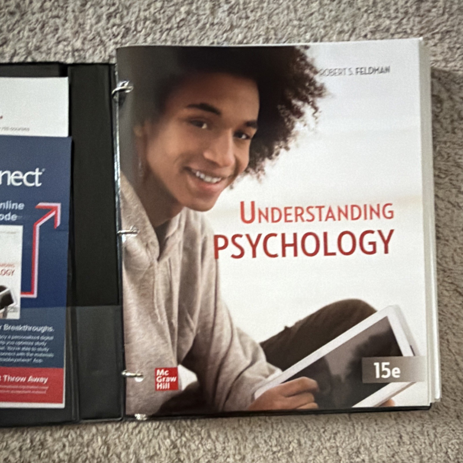 Unused Loose-Leaf Understanding Psychology 15e Textbook
