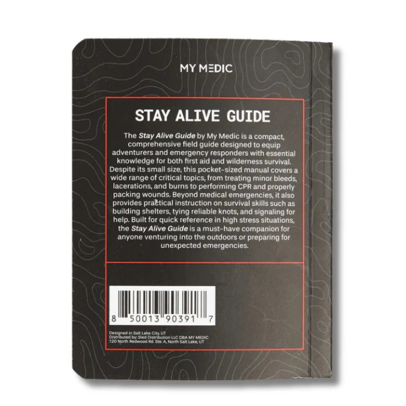 My Medic Stay Alive Guide First Aid Survival Manual 100 Pages Emergency Field