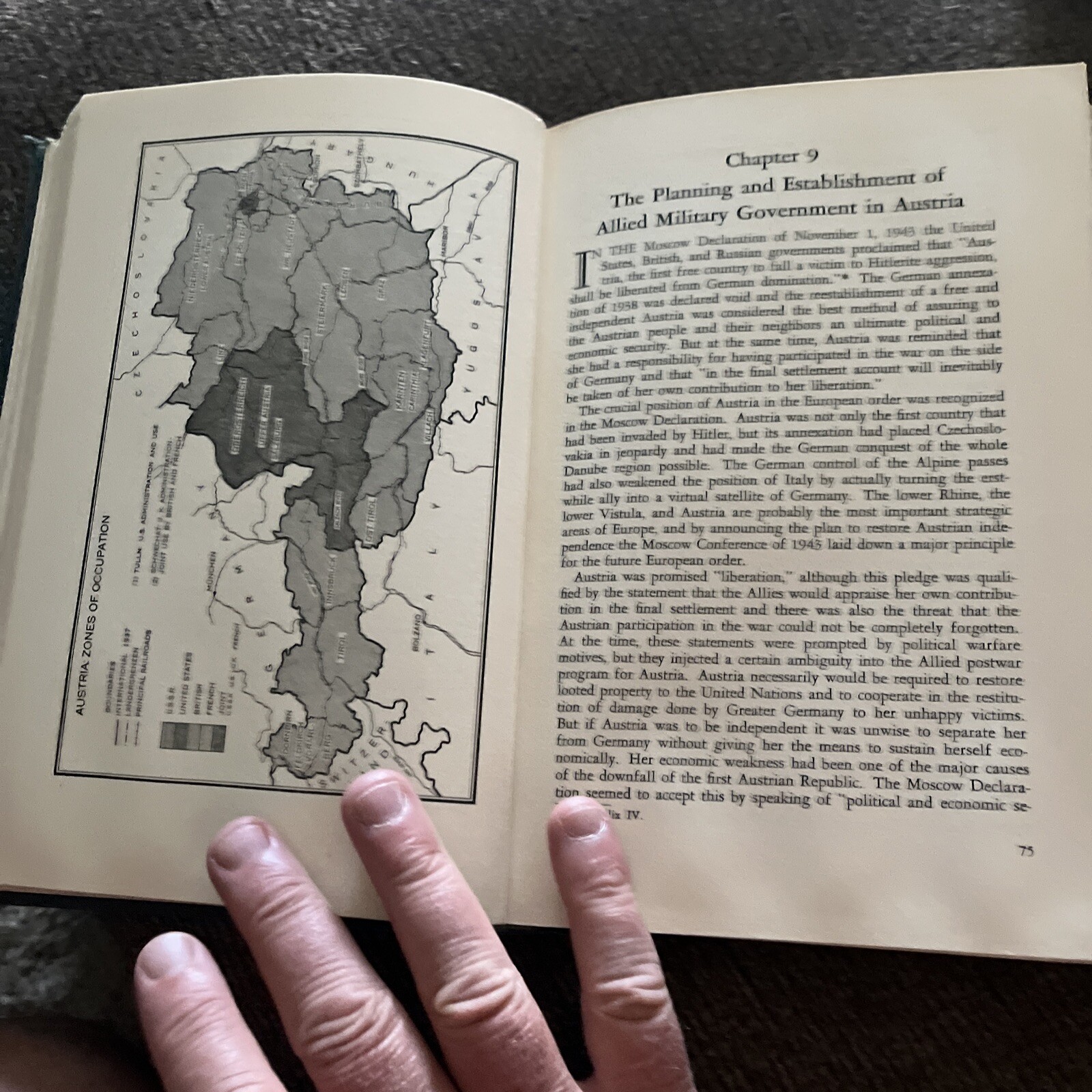 American Military Government, its Organization and Policies. 1947 Copy