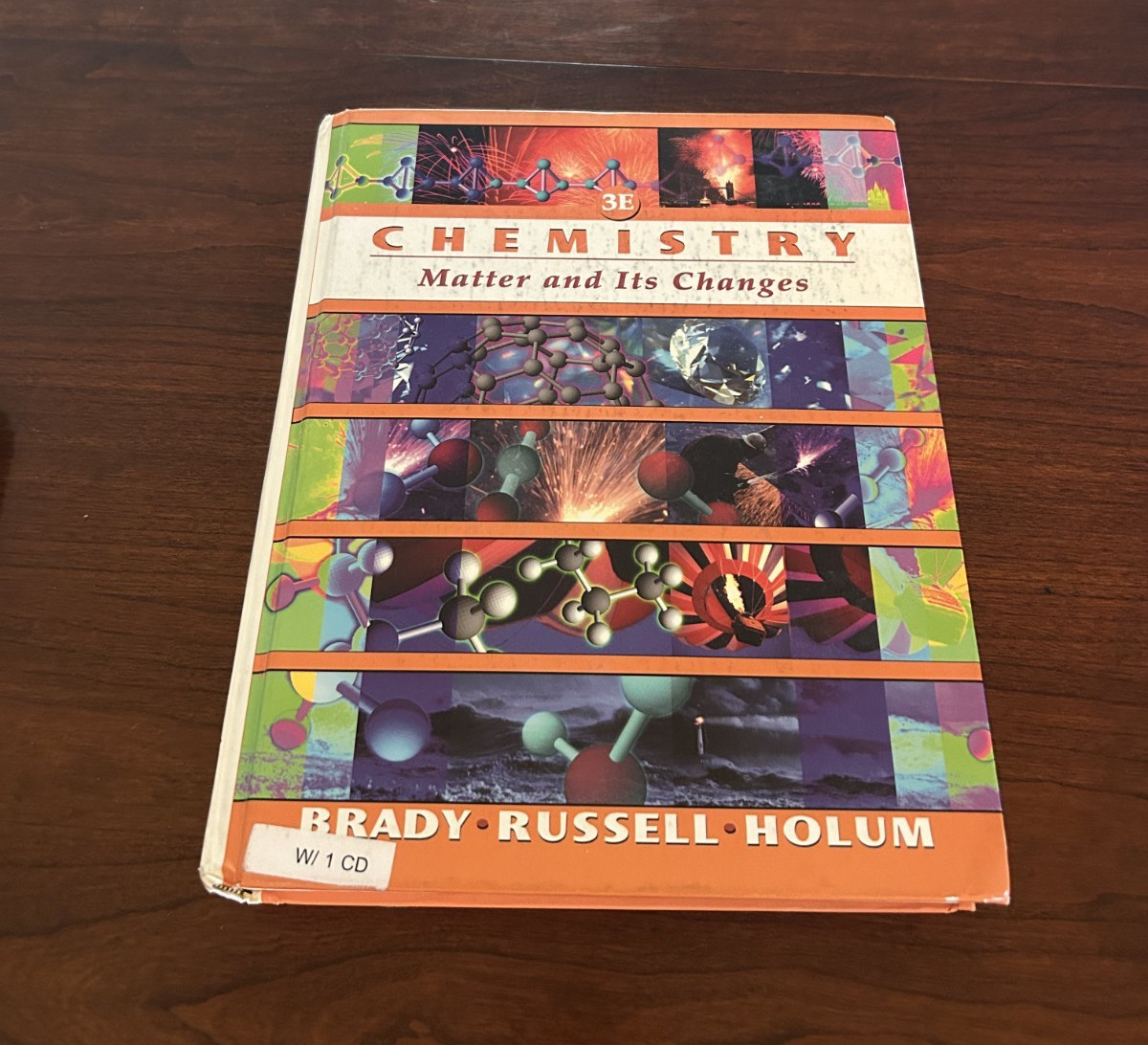 Chemistry Matter and Its Changes 3rd Edition Brady Russell Holum HC CD included