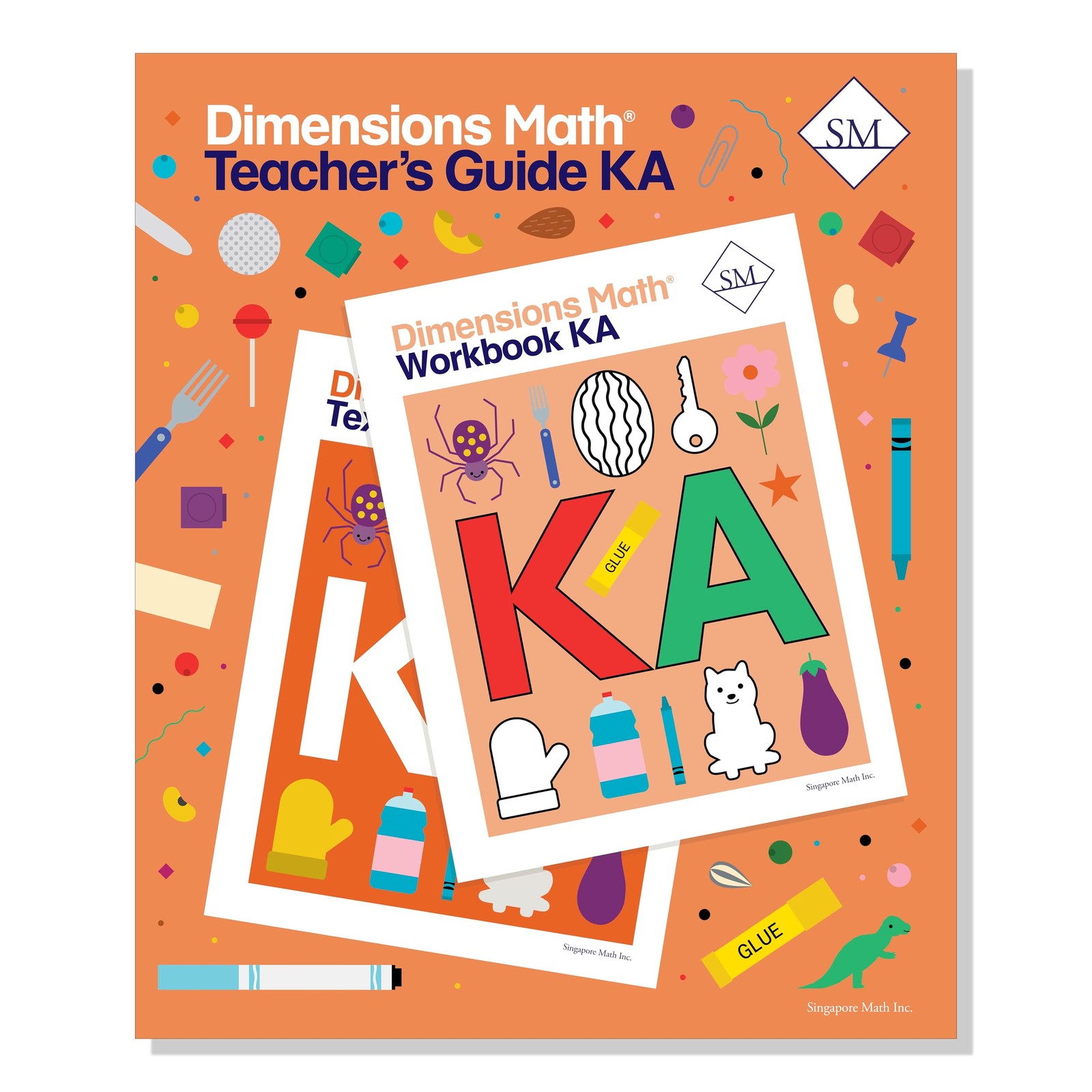 Dimensions Math Teacher’s Guide KA | Singapore Math Inc. [Spiral-bound]