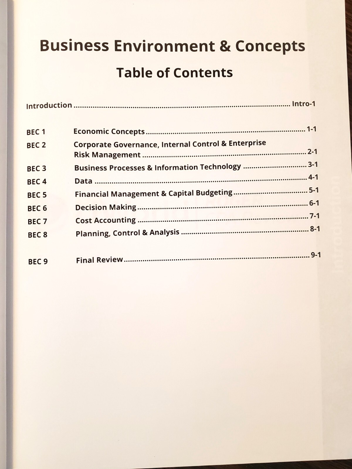 UWORLD Roger CPA Review – BEC Business Environment & Concepts – 2021.5 Edition