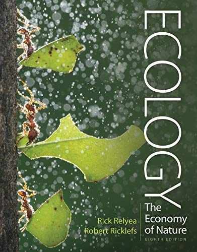 Ecology: The Economy of Nature – Paperback, by Relyea Rick; Ricklefs – Very Good