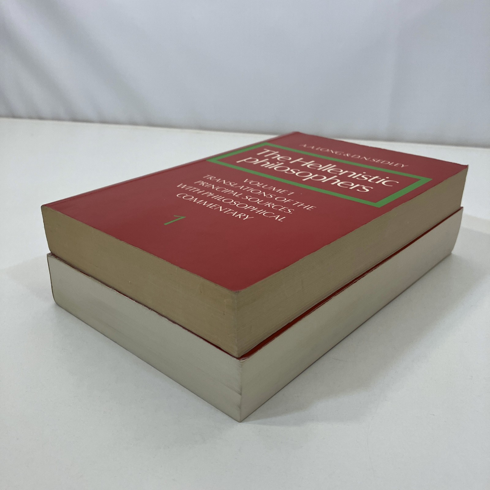 The Hellenistic Philosophers Vols 1-2 AA Long & DN Sedley TPB Set Cambridge