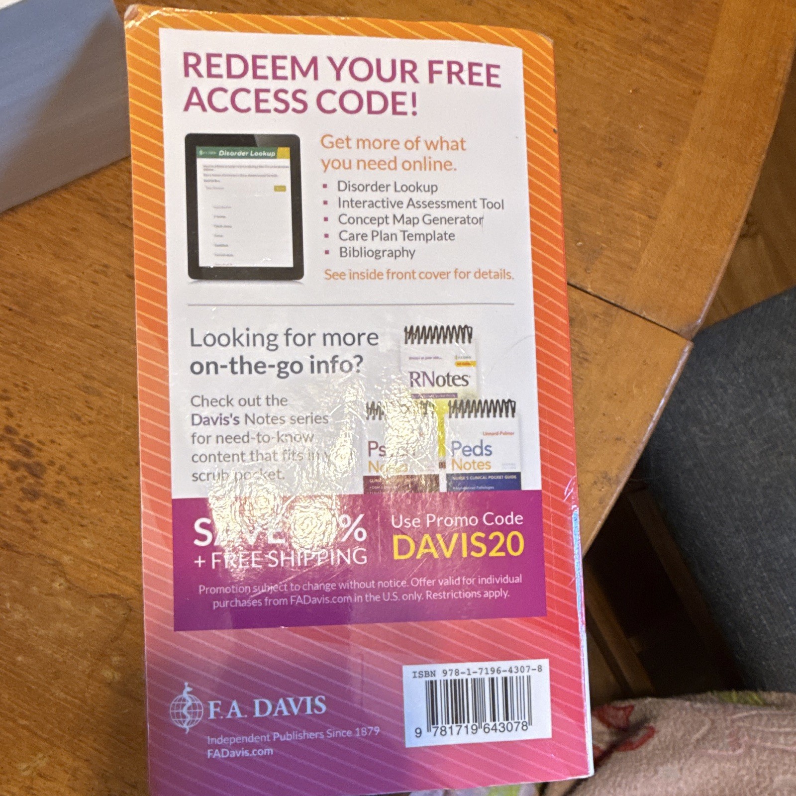 Nurse’s Pocket Guide 16th Ed F.A. Davis 2019 Paperback Doenges Moorhouse