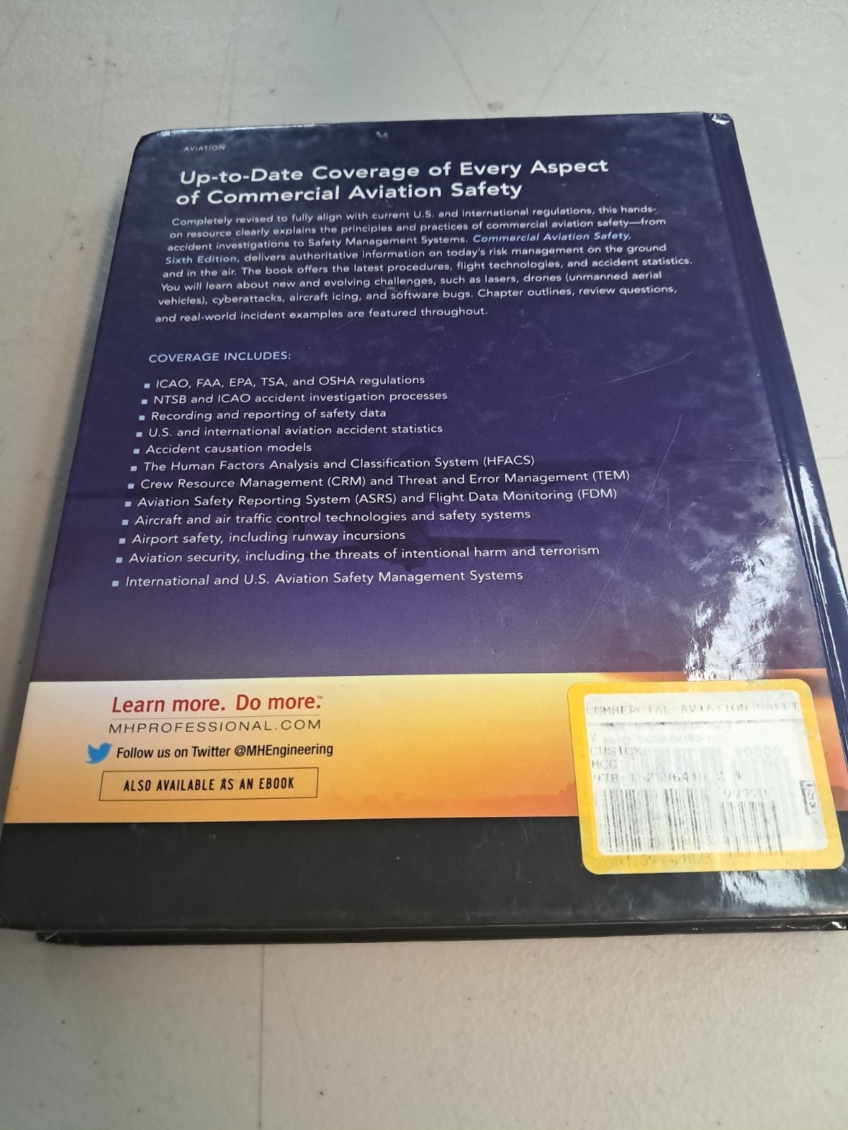 McGraw Hill Commercial Aviation Safety 6th Edition Textbook