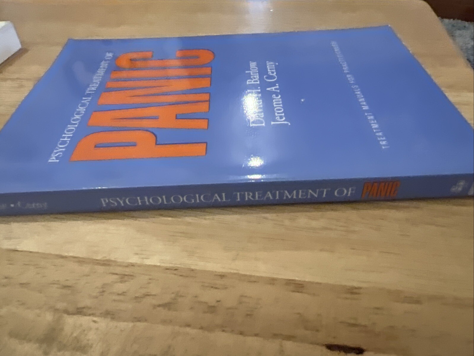Psychological Treatment of Panic by PhD Barlow, David H: Paperback