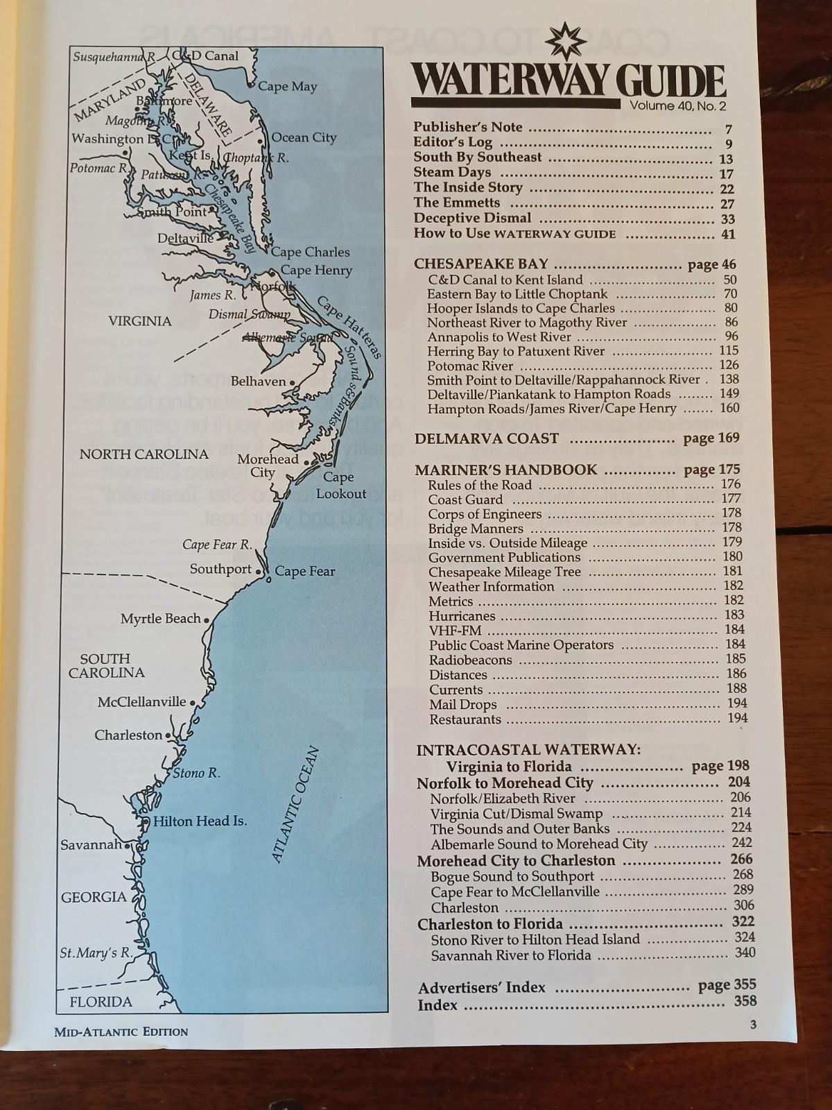 WATERWAY GUIDE – Great Lakes 1985 – Mid-Atlantic 1987 – Great Lakes 1991