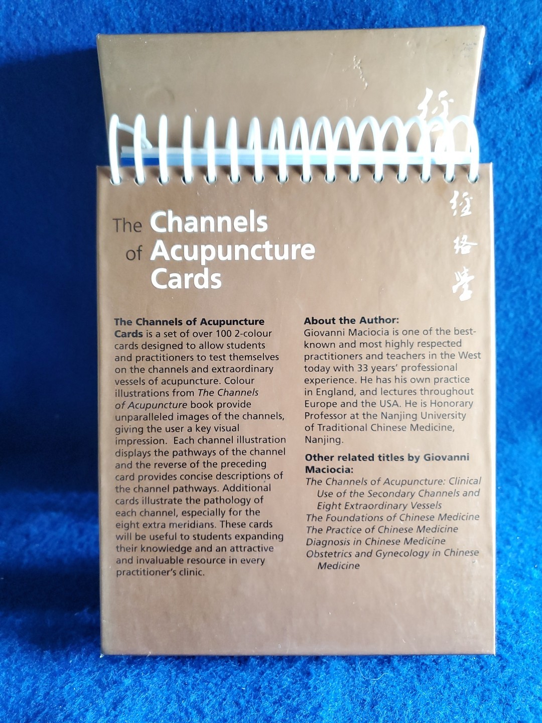 The Channels of Acupuncture Cards Giovanni Maciocia 2006 Elsevier Set