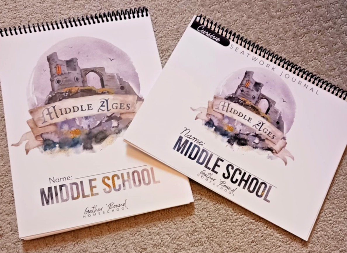 Gather Round Curriculum – Middle Ages (Middle School workbook and seatwork)