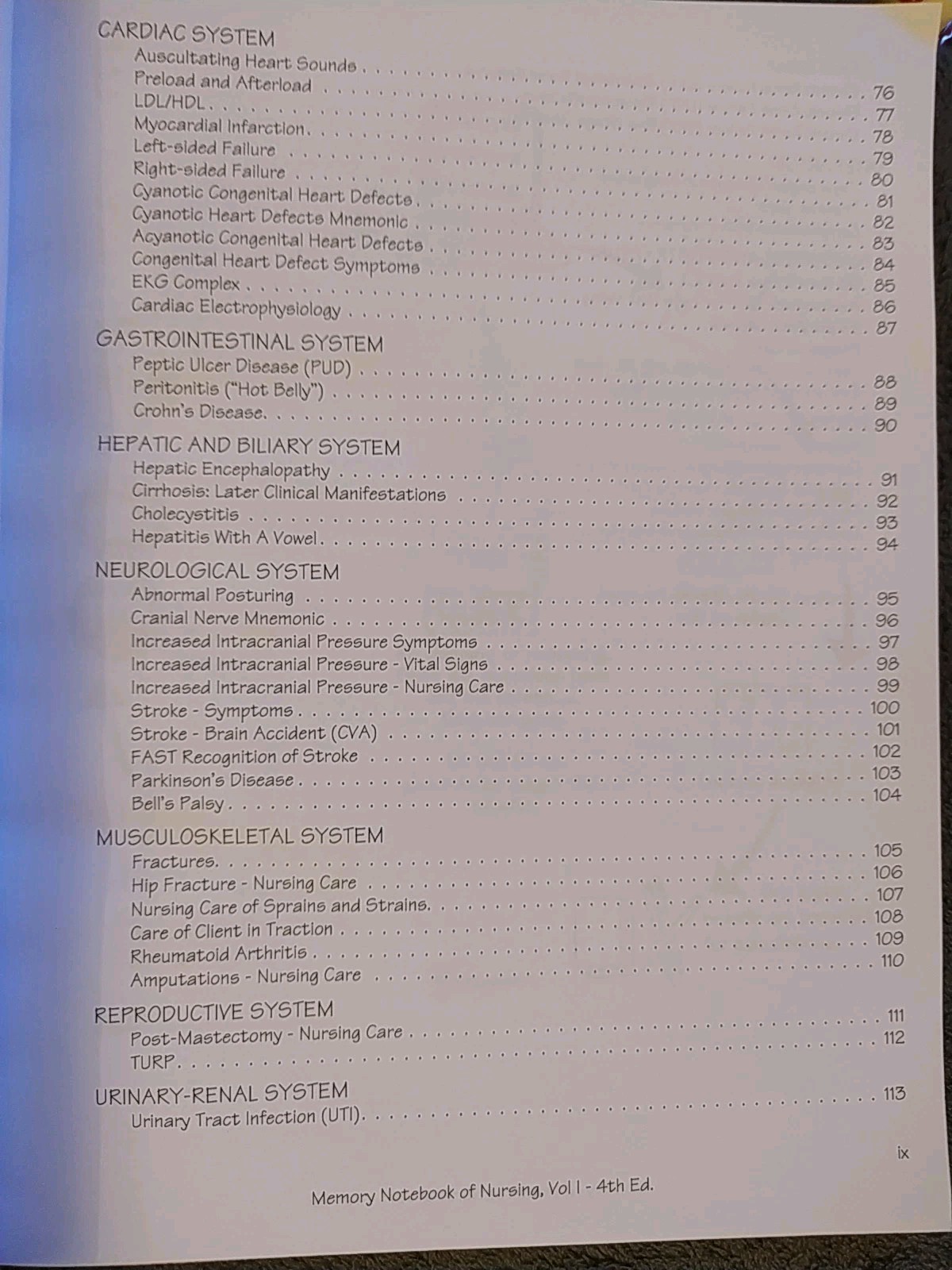 Memory Notebook of Nursing, Vol. 1: A Collection of Visual Images and Mnemon…