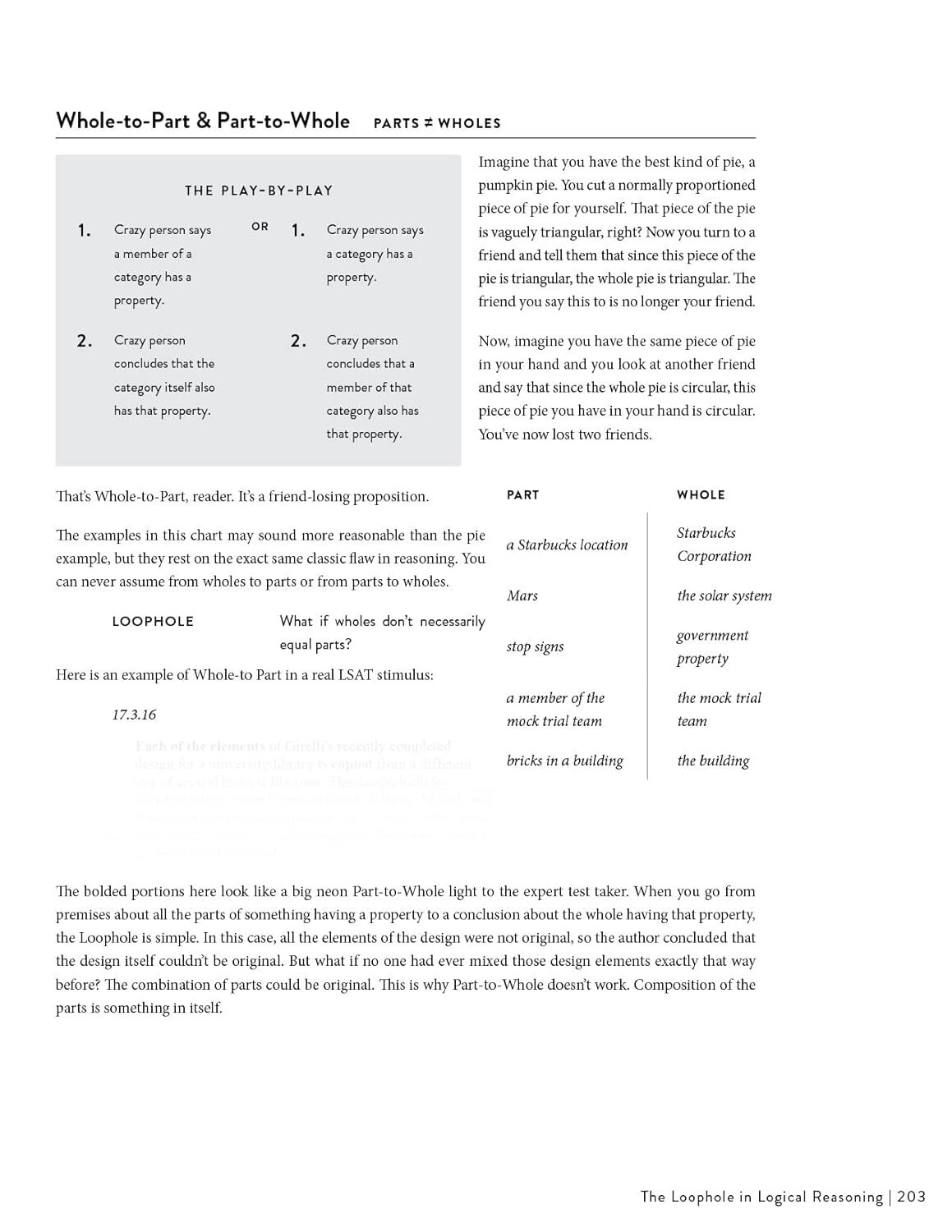 The Loophole in LSAT Logical Reasoning Comprehensive LSAT Study Guide