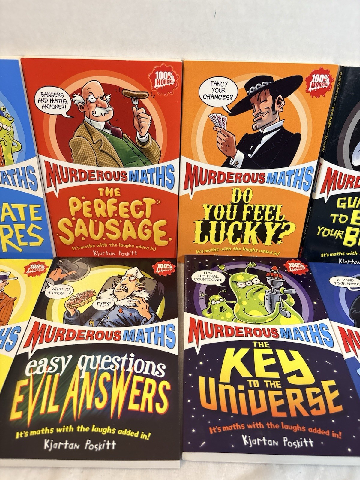 Murderous Maths Collection 10 Books Box Set Gift Pack Horrible Histories Series