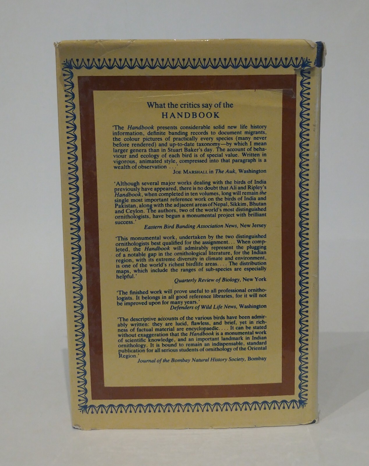 Handbook Of The Birds Of India And Pakistan Second Edition Vol. 3 HC