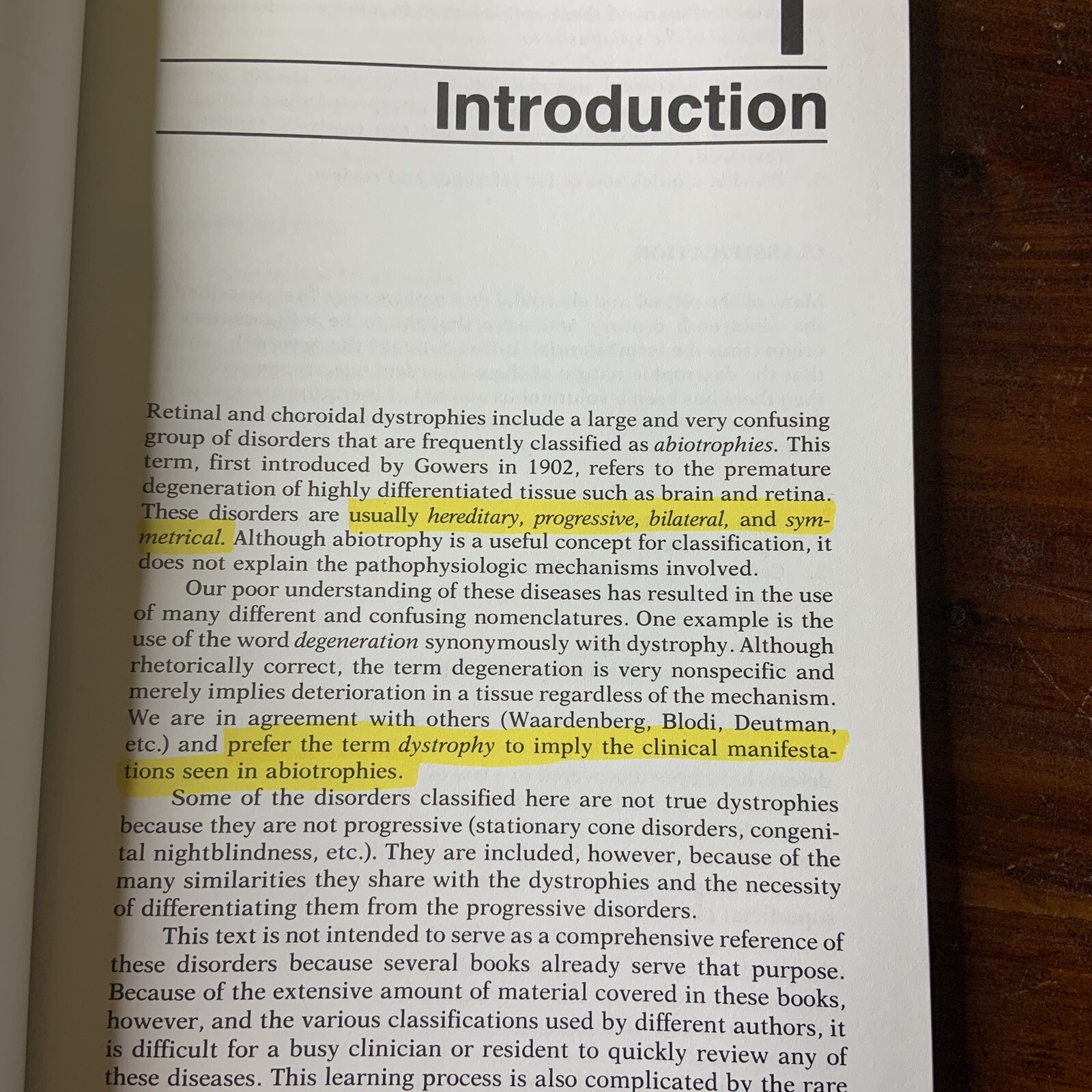 Manual of Retinal and Choroidal Dystrophies Michael Bloom Charles Garcia 1982
