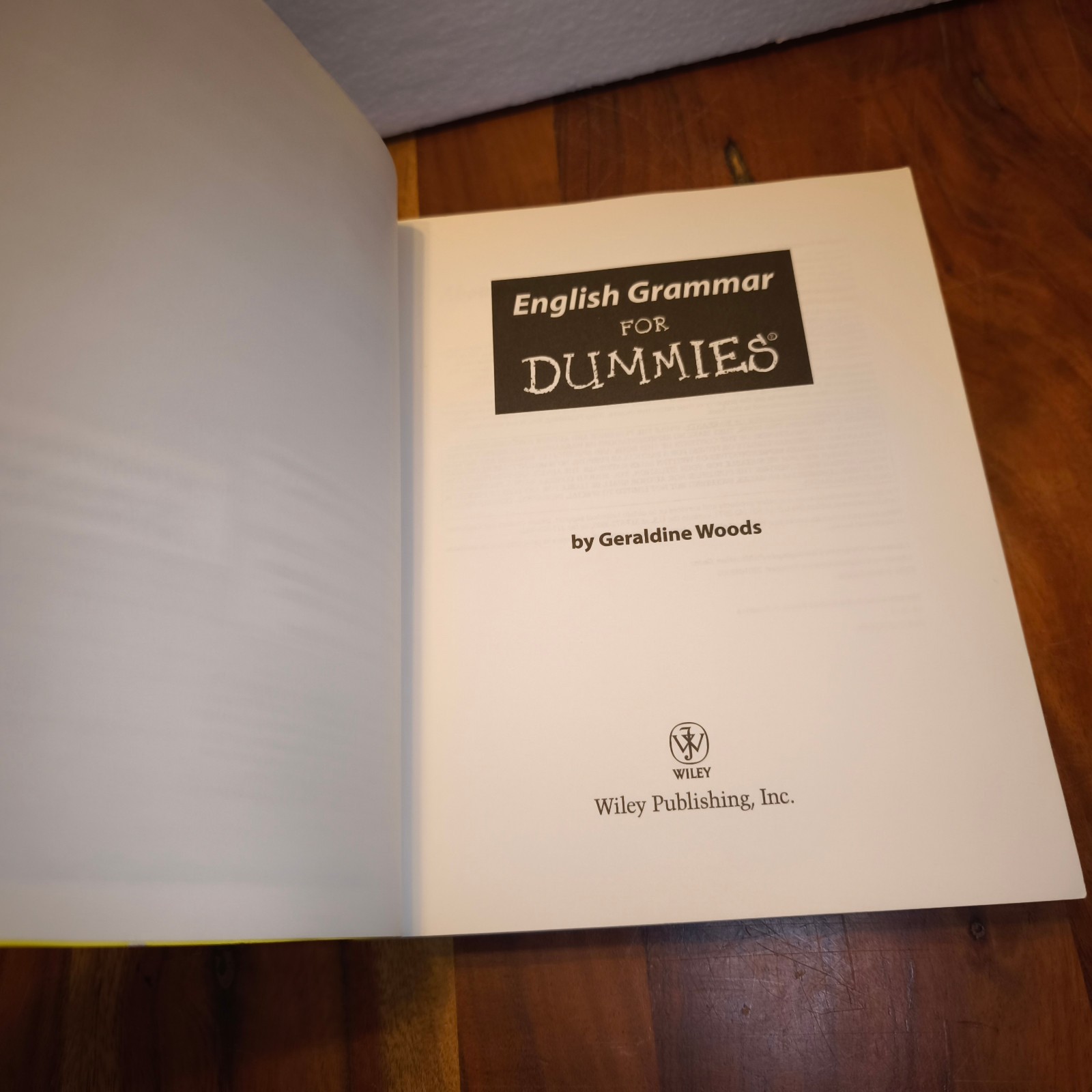 English Grammar for Dummies Paperback Geraldine Woods
