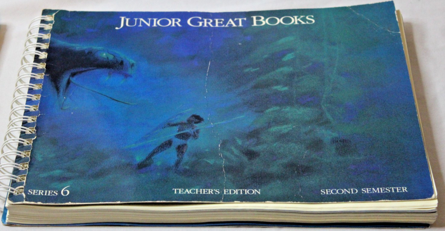 Junior Great Books Series 6 Teacher and Student Edition Books Semester 1 & 2 Set