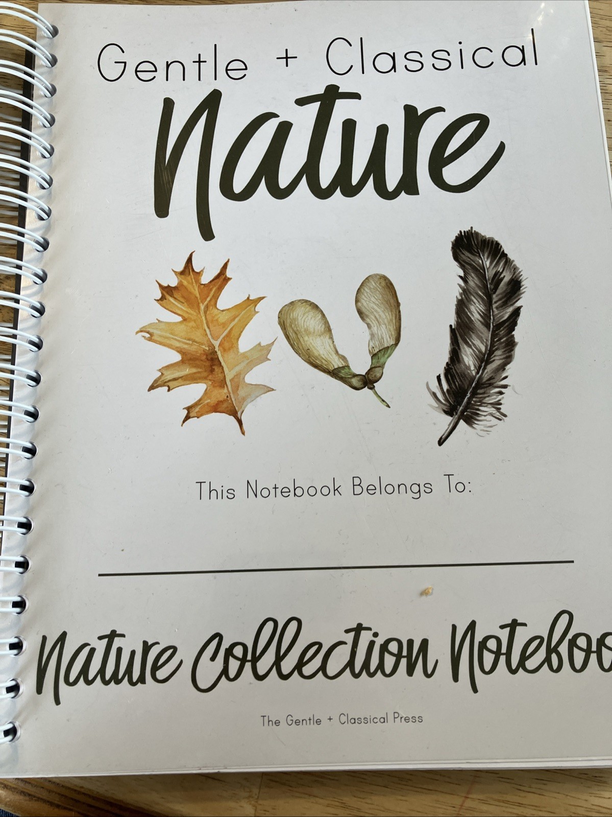 Gentle Classical Nature Volume 1 Nature Collection Notebook level 2 Spiral Bound