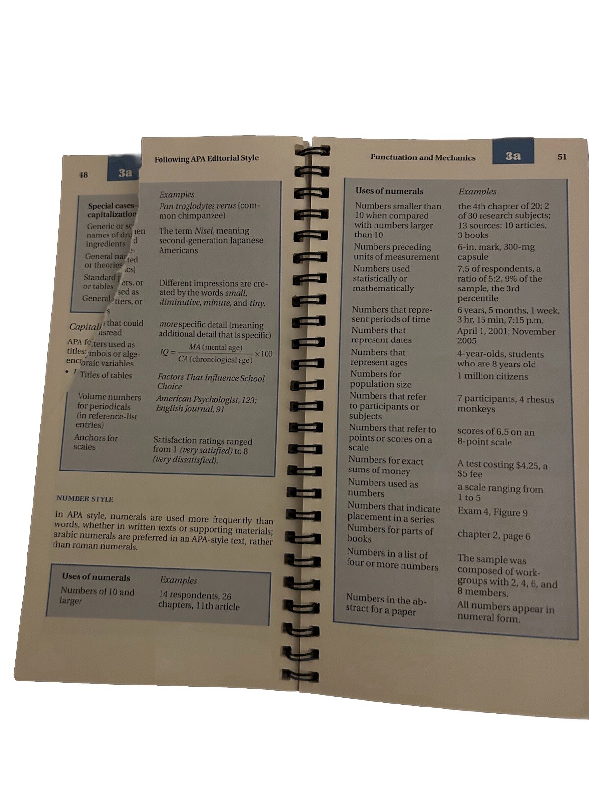 Pocket Guide to APA Style Spiral Bound By Robert Perrin