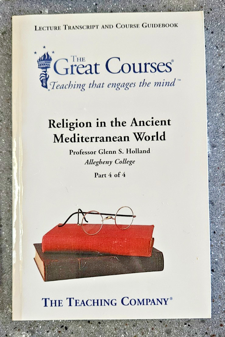 Great Courses: Religion in the Ancient Mediterranean World Volume 1-4 Books