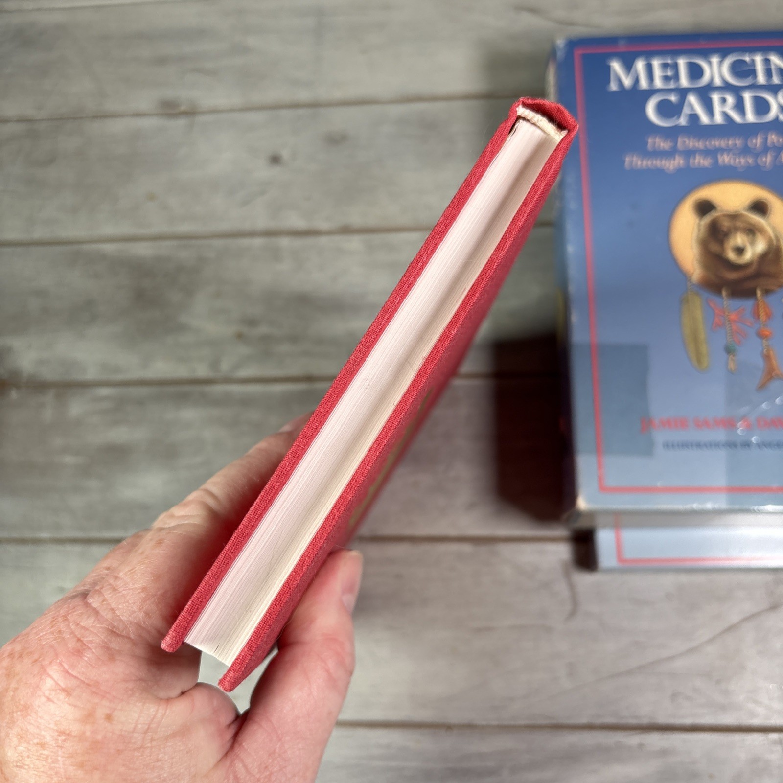 Medicine Cards Book & Card Deck SET by David Carson and Jamie Sams Revised 1988