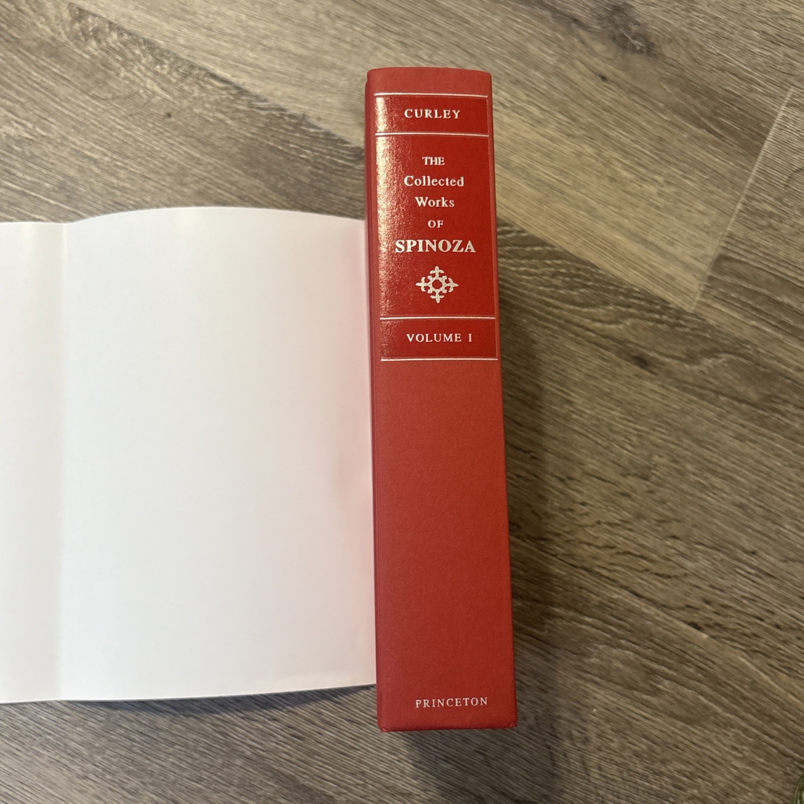 The Collected Works of Spinoza, Volume I & II Philosophy Lot of 2 Edwin Curley