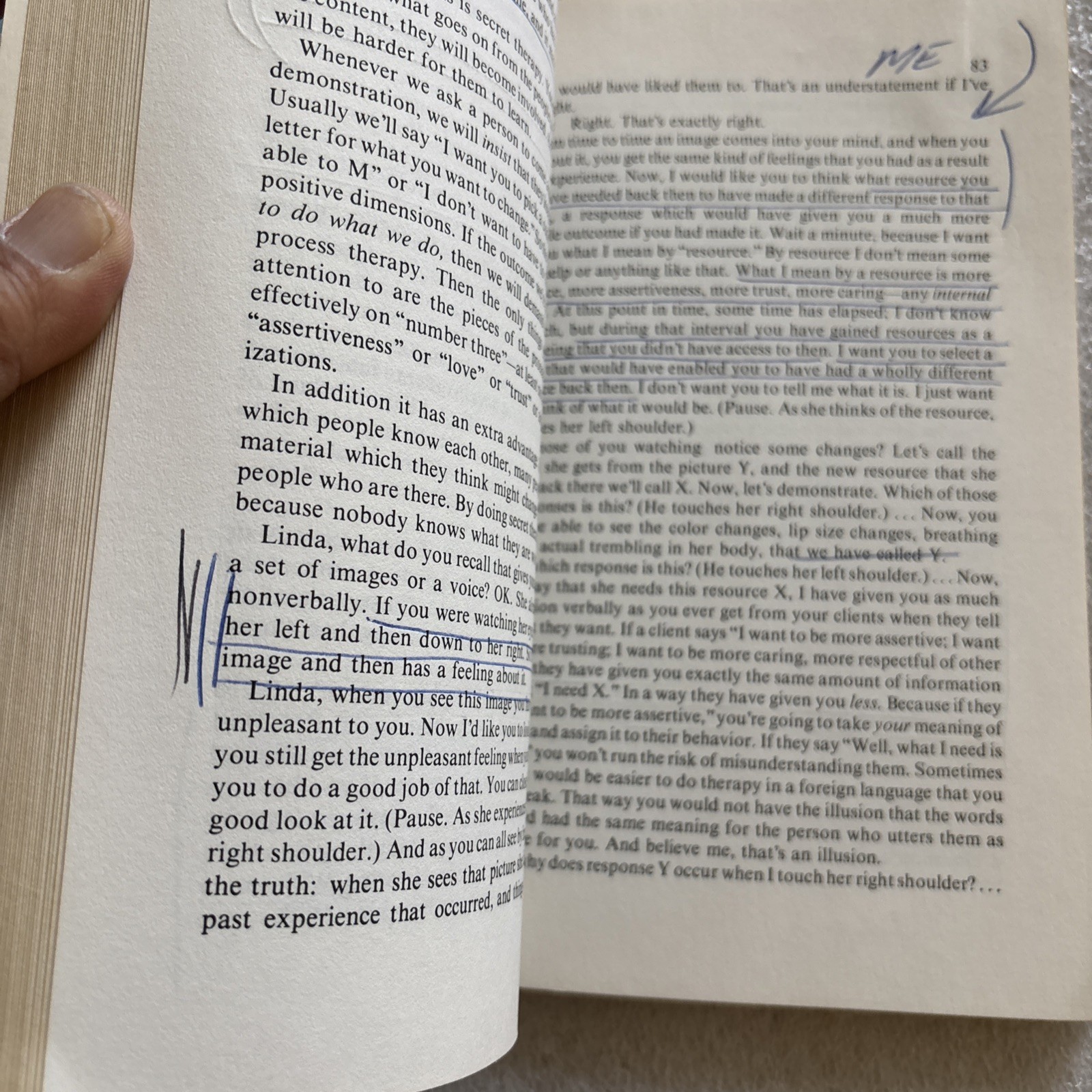Frogs into Princes: Neuro Linguistic Programming (lots of underlining)