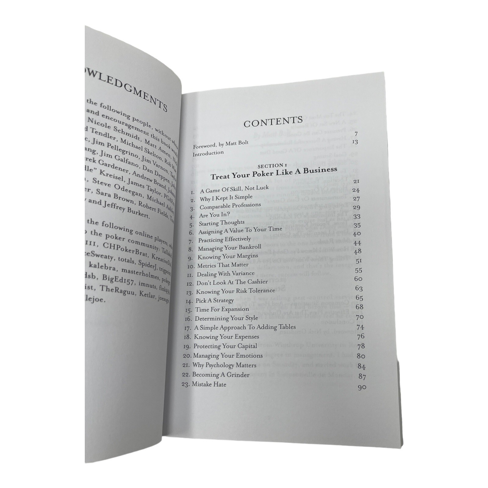 Treat Your Poker Like A Business Book (Dusty Schmidt Leatherass)