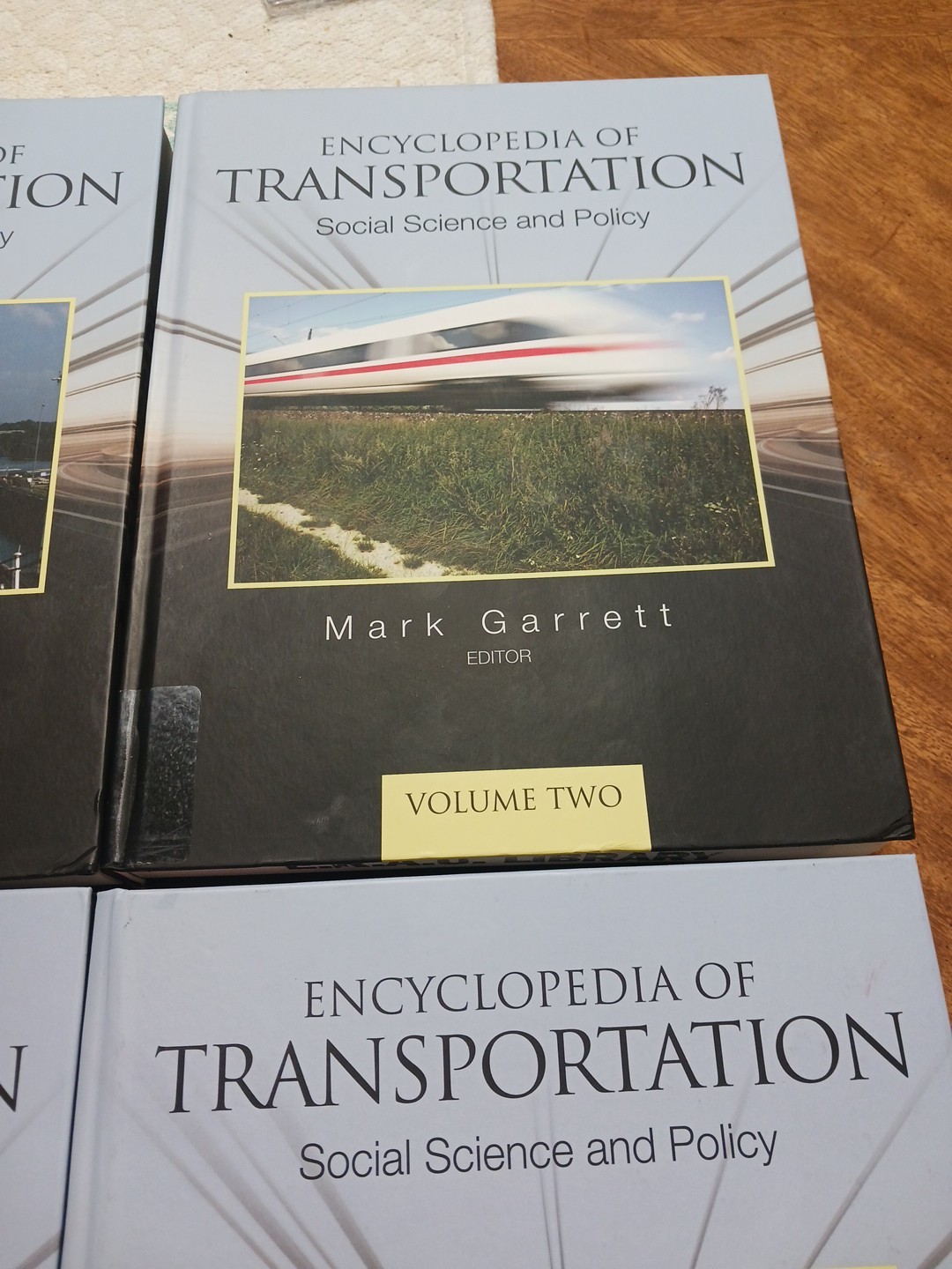 4 Vol Set: Encyclopedia Of Transportation Social Science & Policy 1-4 Ex-Lib