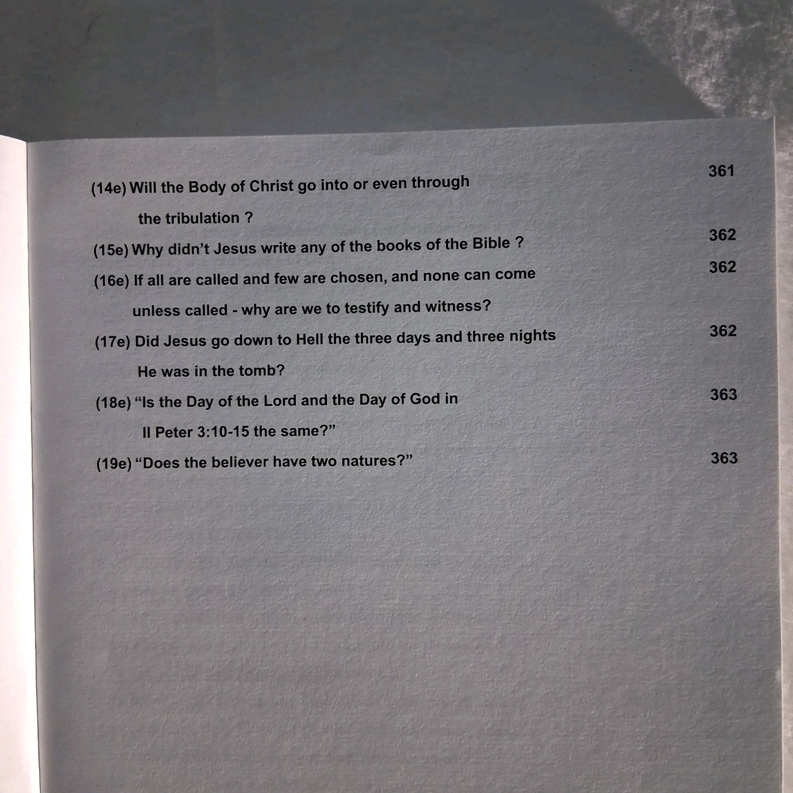 Questions and Answers from the Bible by Feldick, Les E. Please Read