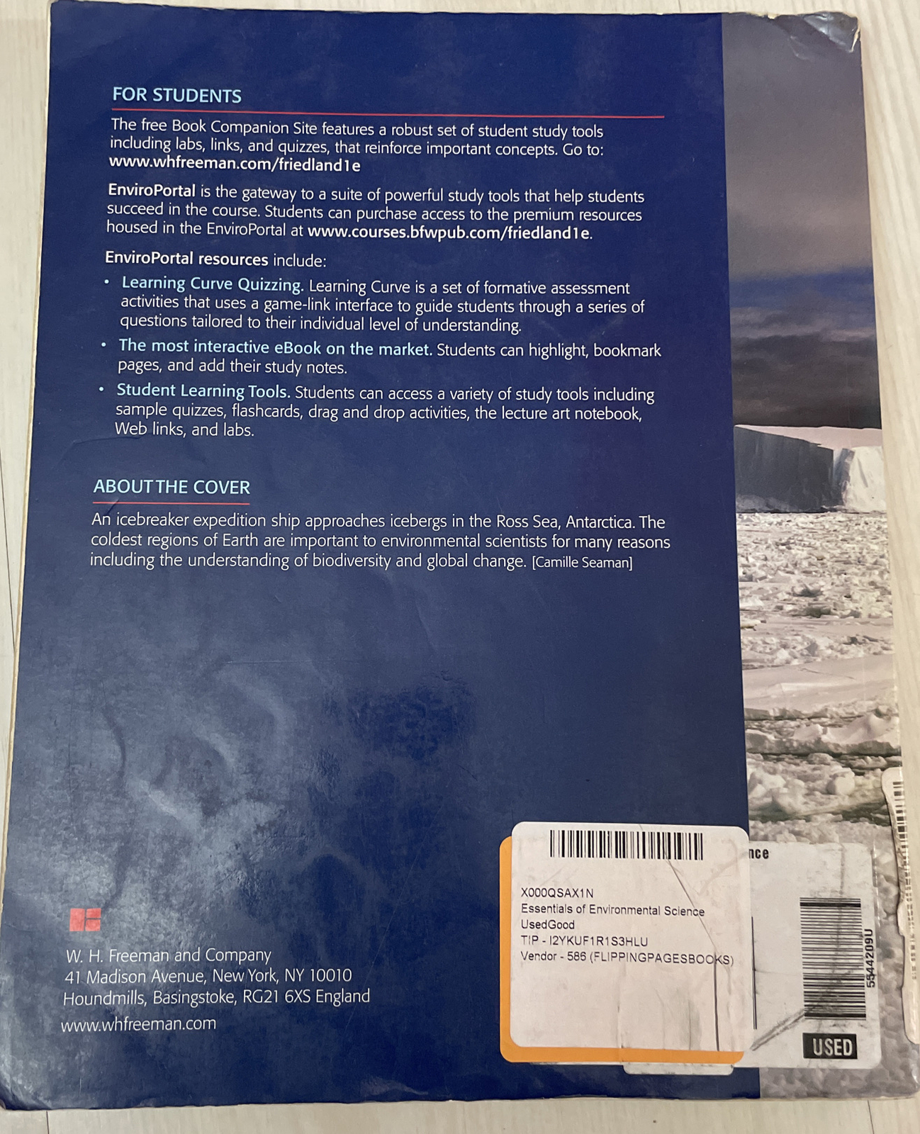 Essentials of Environmental Science by Rick Relyea, Andrew Friedland and Davi…
