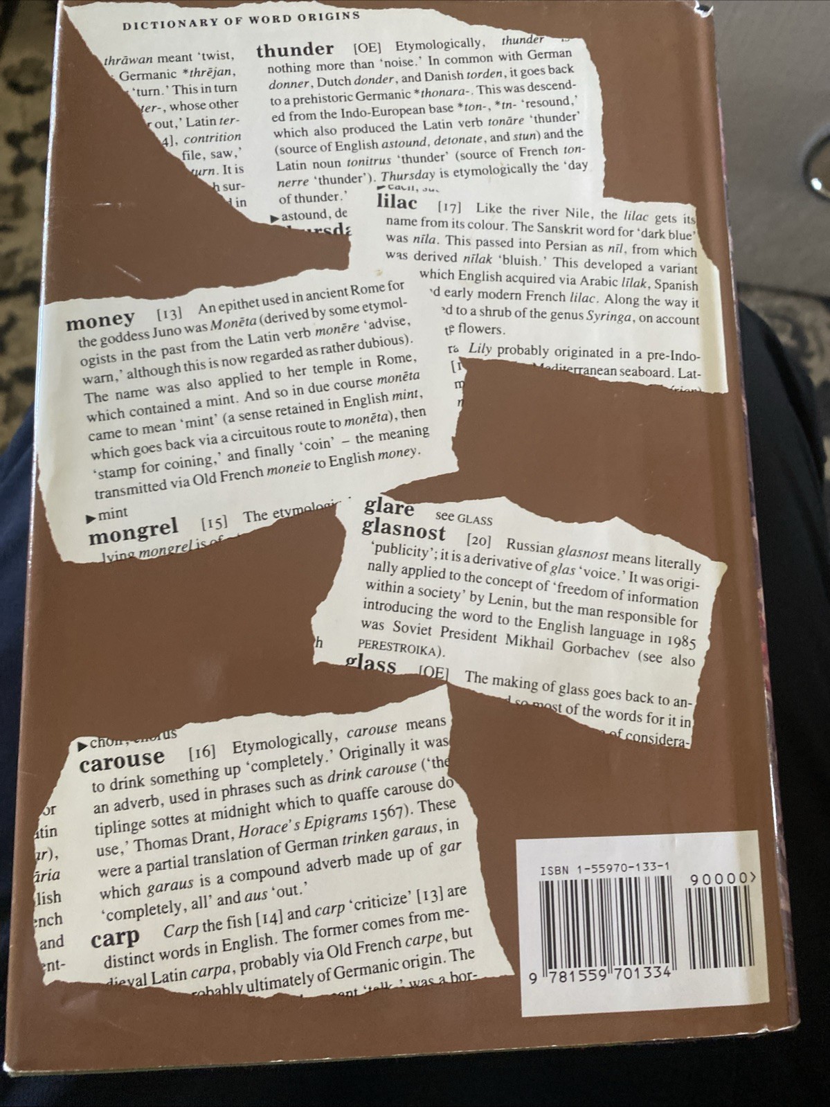 Dictionary of Word Origins by John Ayto (1991, Library Binding)