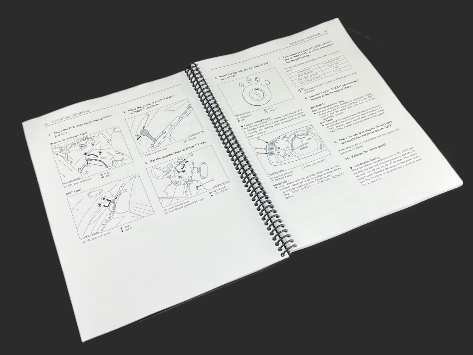 Kubota L2501 Operator’s Manual: 100 Pages & Coil Bound