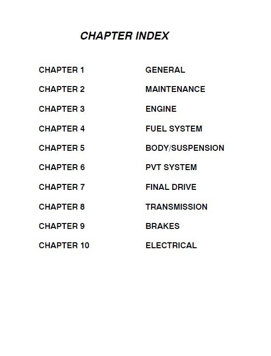 2004-2005 Polaris Sportsman MV7 Service Manual: 312 Pages & Protective Covers