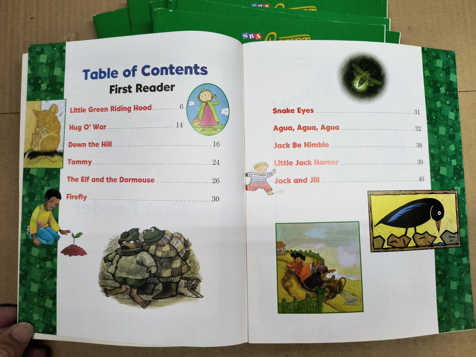 11 SRA Open Court Reading Level 2 Color First Reader Books ELA